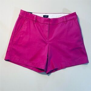 ❄️ NWT J. Crew Women's Bright Fuchsia Shorts Size 6